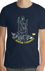 “Sic Semper Tyrannis” Virginia Flag T-Shirt, Black or Navy S M L XL XXL XXXL