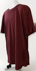BCG Men’s Maroon Wine T-Shirt Round Neck Classic Shirt XL