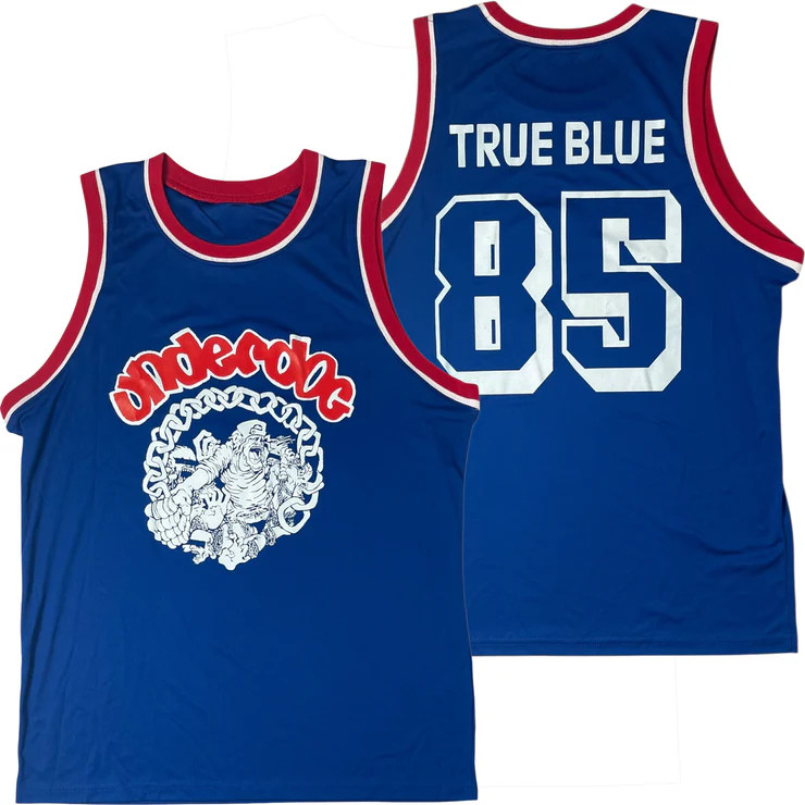 Underdog – True Blue basketball Jersey Hot Polyester All Sizes E169