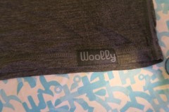 Woolly Clothing Sailboat 100% Merino Wool Graphic T-Shirt Grey Men’s Medium
