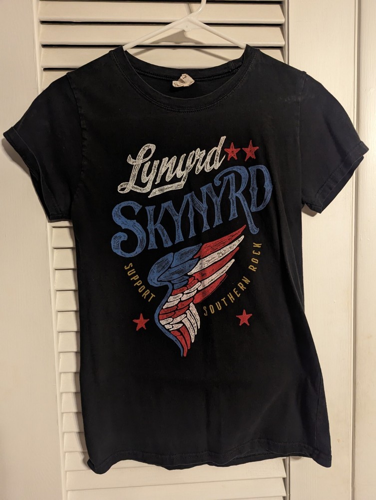 Vintage Lynyrd Skynyrd Bay Island Black Shirt Xl Fits Smaller