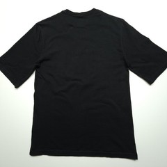 Tsuki Market Mens Shirt Small Black Chest Pocket Tee Spell Out Graphic Casual S