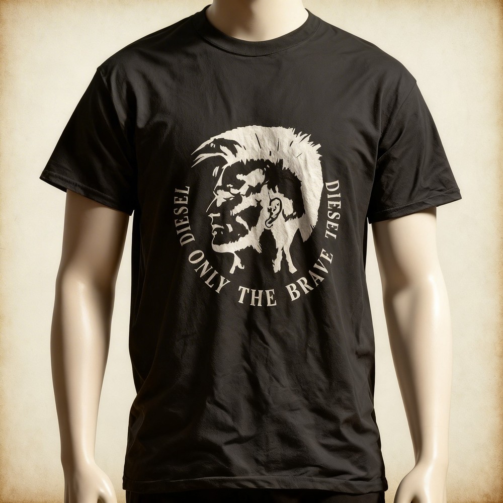 New Art Diesel Only The Brave Diesel White Classic T-Shirt