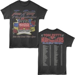 Tom Petty T Shirt Heartbreakers 91 -92 GREAT WIDE OPEN TOUR Rock Music New F&B