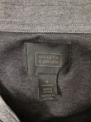 14th & Union Men’s Medium Grey Short Sleeve Top EUC Business Casual Y6
