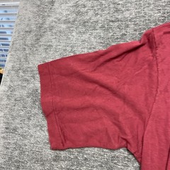Dickies Authentic T Shirt Mens Large Burgundy Cotton Non Stretch Graphic Print