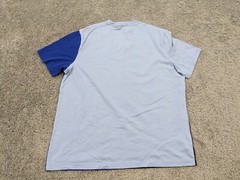 Sean John T Shirt Men’s XL Colorblock Blue Short Sleeves Blue Cotton