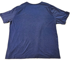 IZOD Men’s XXL Blue T‑Shirt Short Sleeve Contrast Collar Casual Soft Knit Tee