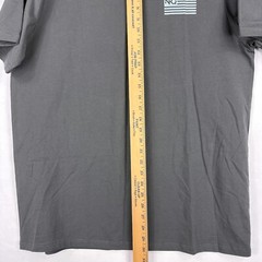 NFQ T Shirt Mens 2XL XXL Gray Short Sleeve Crew Neck Lightweight Stretch NEW