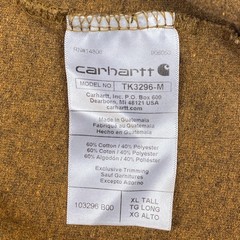 Carhartt Mens XL Tall Brown Heather Pocket T Shirt Relaxed Fit Workwear TX3296