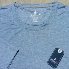 JOHNNIE O Mens 2XL XXL THE COURSE T SHIRT PERFORMANCE GOLF TEE TIDE BLUE AQUA