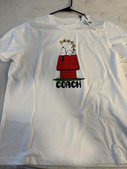 NWT Limited Coach x peanuts Snoopy T-shirt Men 5772 $178 Size L