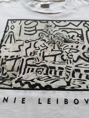 Vintage Keith Haring T Shirt 90s Annie Leibovitz Portrait Made In USA Large