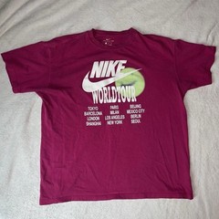 Nike Shirt Mens XL Pink World Tour Graphic Cities Move Your Body Swoosh Tee