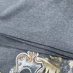 VTG 1989 3D Emblem Harley Davidson T Shirt XL Single Stitch 80s Survivors Wolf