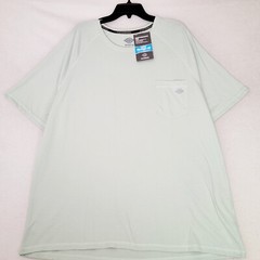 DICKIES Cooling Shirt Mens 3XL XXXL Green Outdoor Casaul Pocket Tee Work NWT