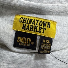 Chinatown Market Studios Smiley T-Shirt Men 2XL Streetwear AOP Graphic Gray NWT