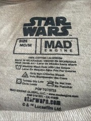 Mad Engine Mens Short Sleeved T-shirt Size Medium Star Wars Theme NWT