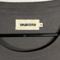 Taylor Stitch Organic Cotton Tee Shirt Charcoal Gray Mens Size 46 XL Sustainable