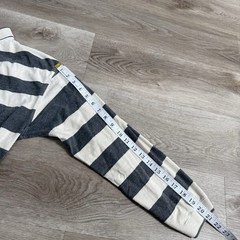 Vintage 90s Dockers Levis Prison Striped LS Shirt Mock Neck Grunge Men’s Size M
