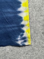 Vintage Blue Yellow sides Anvil Tie Dye 2XL Y2K Blank Shirt Grunge