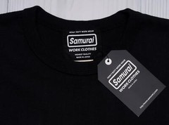 Samurai $105 NWT Black White Logo Heavyweight Cotton T-Shirt SWCT-102-OVS L