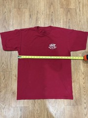Vans Off The Wall Great Wall Of China Short Sleeve Red Men’s T-Shirt Size Medium