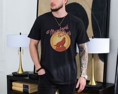 Mumford & Sons The Wolf T-Shirt on Premium Vintage Black Comfort Colors Tee