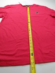 Akoo mens 100% AUTHENTIC Crewneck T-SHIRT SIZE LARGE cayenne logo