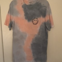 Arizona Jean Co Men’s M Gray/Pink Tie-Dye Graphic Crew Neck T-Shirt “We Are”