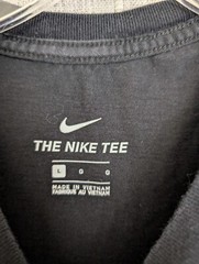 The Nike Tee Shirt Mens Medium Black We Run Things Embroidered Logo Check Swoosh
