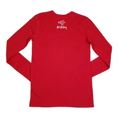 Art History Mens Plaid Spellout Graphic Waffle Knit Long Sleeve Top Red Sz Small