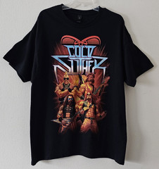Cold Slither Heavy Metal Machine T-Shirt XL Black Double Sided Unisex GI Joe