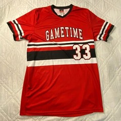 Alleson Athletic #33 Gametime Red Jersey medium