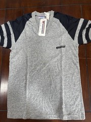 NWT Vintage 1970s Windbreaker Men’s L Heathered V-Neck Short Sleeve T-Shirt