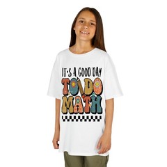 Good Day To Do Math Teacher Vintage Groovy T-Shirt