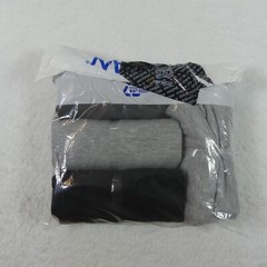 Gildan Shirts Mens Large Grey Black Crew Short Sleeve Cotton Blend 4 Pack