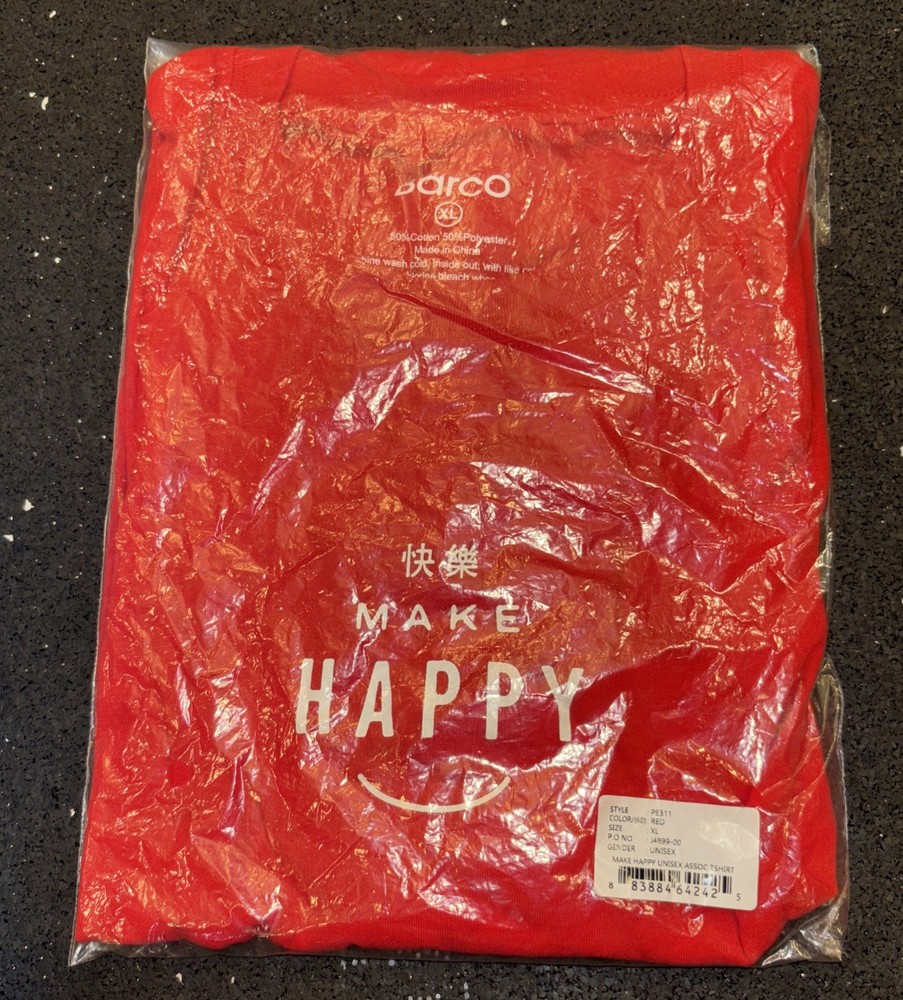 Panda Express Employee Uniform Shirt Red Size XL Official Merchandise FREE SHIP!