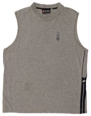 Lotto Mens Vest Top Medium Grey Flecked Cotton DD20
