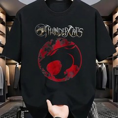 ThunderCats Streetwear Graphic T-Shirt Leopard Pattern Retro Tee