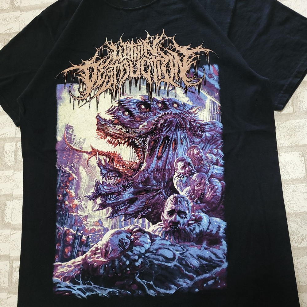 Within Destruction Deathwish T-Shirt Deathcore Death Metal Band Tee Mens Medium