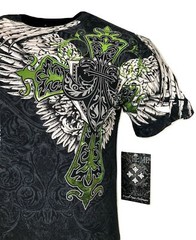 Xtreme Couture Affliction Men’s T-Shirt LONG VIEW Tattoo Biker S-5XL