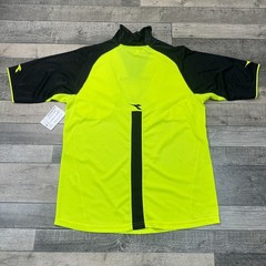 Diadora Referee Top Shirt Italy Short Sleeve Neon Mens Large