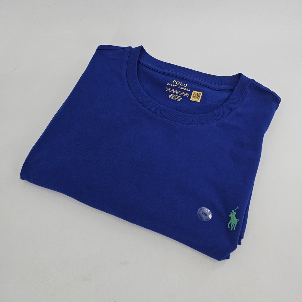 Polo Ralph Lauren RL Classic Fit T-shirt Pony Logo Mens 2XB Blue NEW