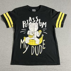 SomethingElseYT “Potassium My Dude” Black Yellow T-shirt Men’s Large NTC37