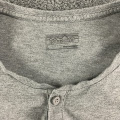 Patagonia Shirt Mens Large Long Sleeved Daily Henley Gray Casual