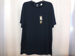 NWT ATHLETIC WORKS MENS XL (46-48) Dk Blue Core Jersey Active Dri-Works T-Shirt