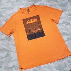 KTM Ready To Race Shirt Mens Medium Orange Short Sleeve