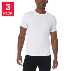 32 Degrees Men’s Cool Tee w/ Soft Hand Feel, 3-pack