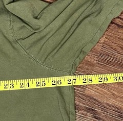 Duluth Trading Co. Longtail Men’s Henley Long Sleeve Pocket Tee Olive Green XL